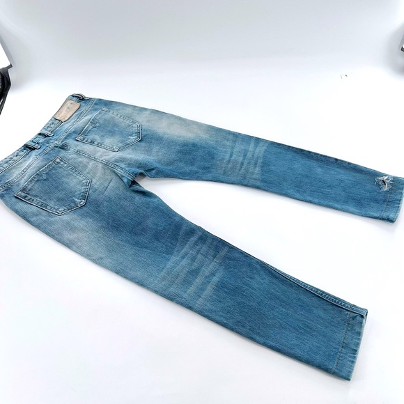 DIESEL EAZEE RELAXED BOYFRIEND LOW WAIST JEANS size 25 W 32 L made in Italy - Picture 16 of 16